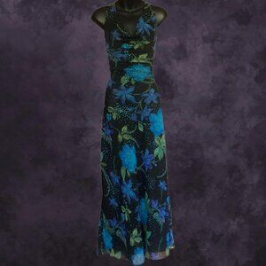 90s Nuit Cowl Maxi Dress